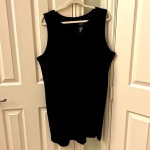 St John’s Bay Black Sleeveless Dress. Never Worn. Black. Size XXL